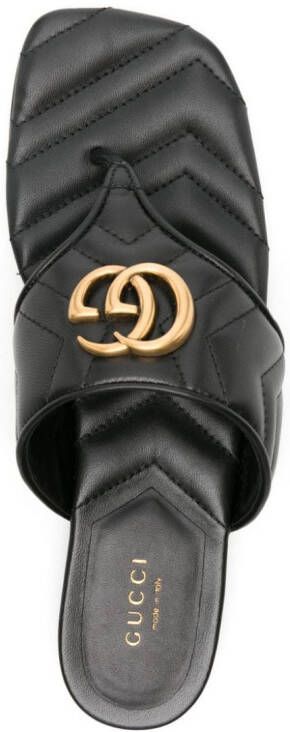 Gucci Leren sandalen Zwart