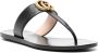 Gucci Double G sandalen met teenbandje Zwart - Thumbnail 2