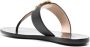 Gucci Double G sandalen met teenbandje Zwart - Thumbnail 3