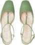 Gucci Ballerina's met vierkante neus Groen - Thumbnail 4