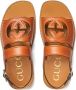 Gucci Uitgesneden sandalen Bruin - Thumbnail 4