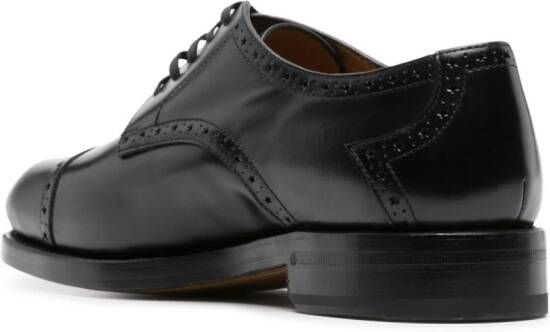 Gucci Brogues met GG plakkaat Zwart