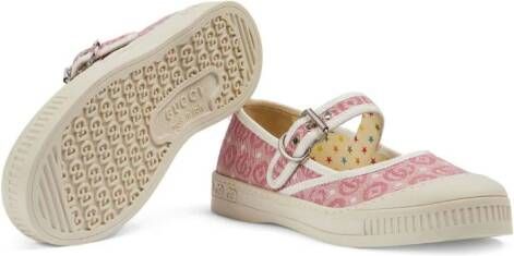 Gucci Kids Ballerina's met GG-logo Roze