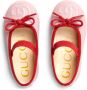 Gucci Kids Ballerina's met GG reliëf Roze - Thumbnail 3