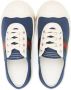 Gucci Kids Canvas sneakers met web afwerking Blauw - Thumbnail 3