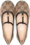 Gucci Kids GG canvas ballerina's Beige - Thumbnail 3