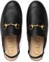 Gucci Kids slingback slippers Zwart - Thumbnail 4