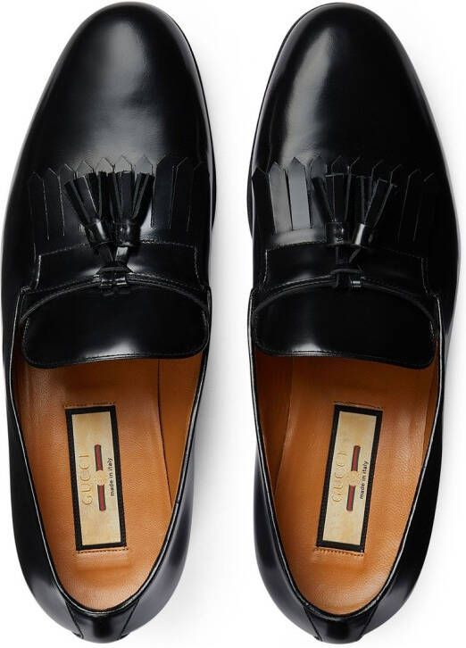 Gucci Leren loafers Zwart