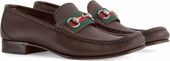 Gucci Loafers met horsebit Bruin