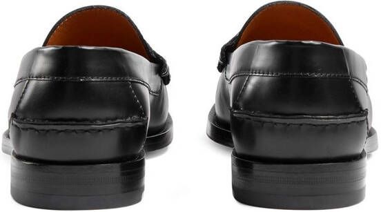 Gucci Loafers met logoplakkaat Zwart