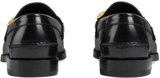 Gucci Loafers met logoplakkaat Zwart