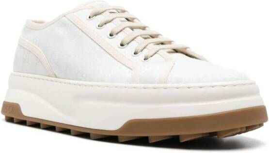 Gucci Tennis 1977 GG canvas sneakers Wit