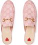 Gucci Princetown muiltjes met monogram Roze - Thumbnail 4