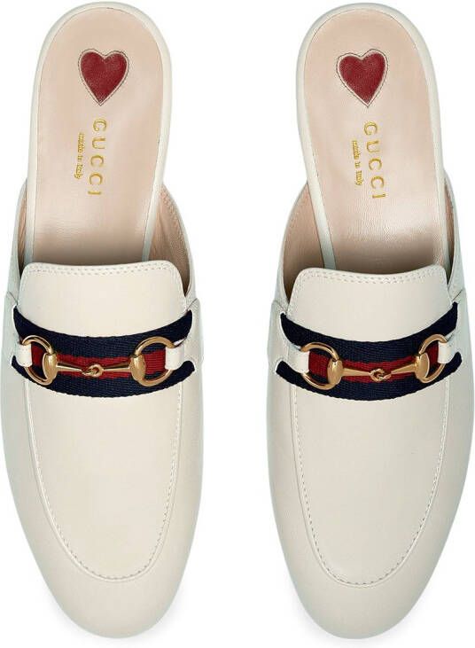 Gucci Princetown leren muiltjes Beige