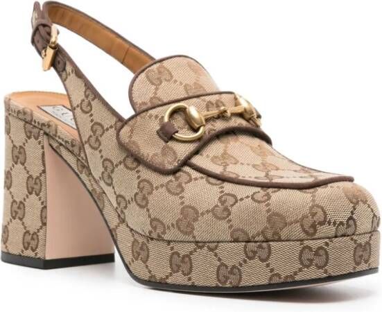 Gucci Pumps met plateauzool Beige