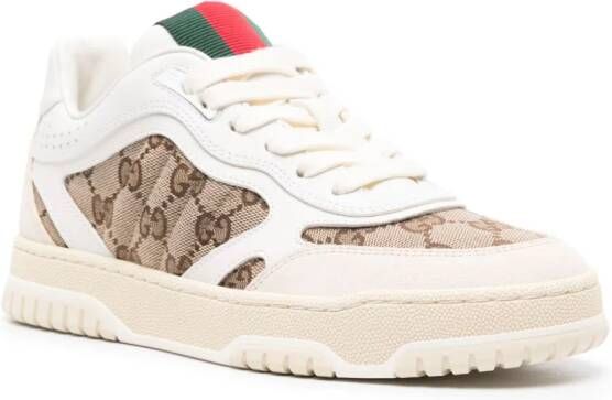 Gucci Re-Web sneakers met vlakken Wit