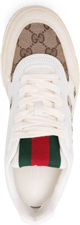 Gucci Re-Web sneakers met vlakken Wit