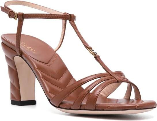 Gucci Sandalen met bandjes Bruin