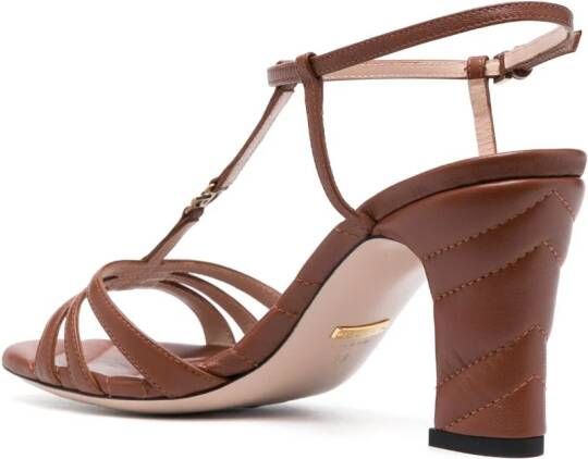 Gucci Sandalen met bandjes Bruin