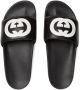 Gucci Slippers met GG-logo Zwart - Thumbnail 4