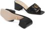 Gucci Slippers met logoplakkaat Zwart - Thumbnail 4