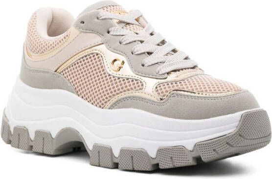 GUESS USA Brecky chunky mesh sneakers Beige