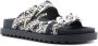 GUESS USA Fadey slippers met kettingdetail Blauw - Thumbnail 2