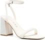 GUESS USA Gelectra 95mm leren sandalen Beige - Thumbnail 2