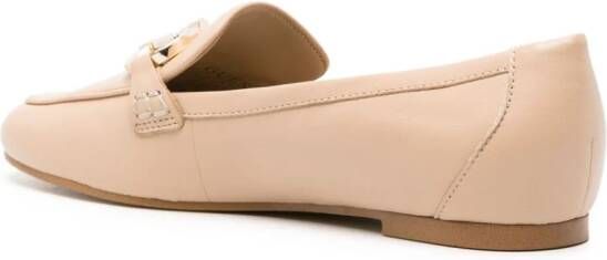 GUESS USA Leren loafers Beige