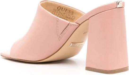 GUESS USA Keila 95 leren muiltjes Roze