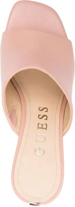 GUESS USA Keila 95 leren muiltjes Roze