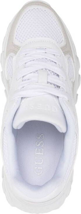 GUESS USA Norina mesh sneakers Wit