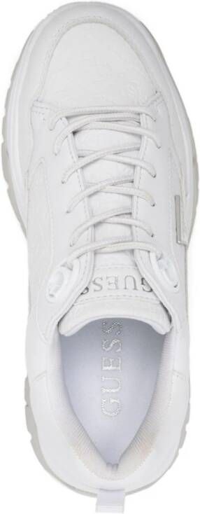 GUESS USA Zaylin sneakers met vlakken Wit