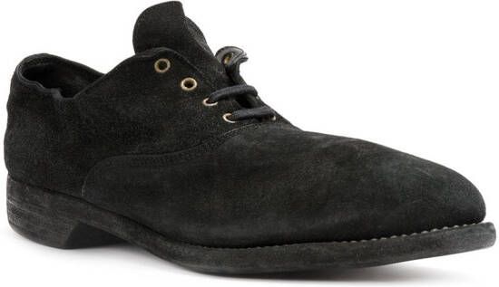 Guidi Oxford veterschoenen Zwart