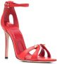 HARDOT Sandalen met open neus Rood - Thumbnail 2