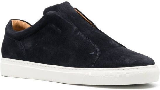 Harrys of London Suède sneakers Blauw