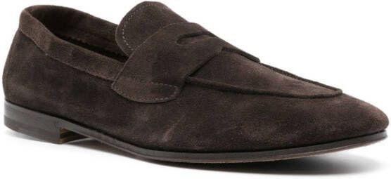 Henderson Baracco Erasmoso suède loafers Bruin