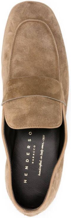 Henderson Baracco Ernest.C.6 suède loafers Beige