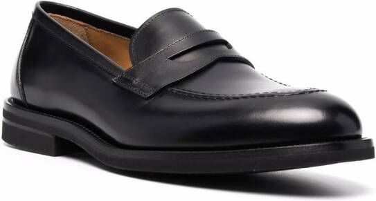 Henderson Baracco Leren loafers Zwart