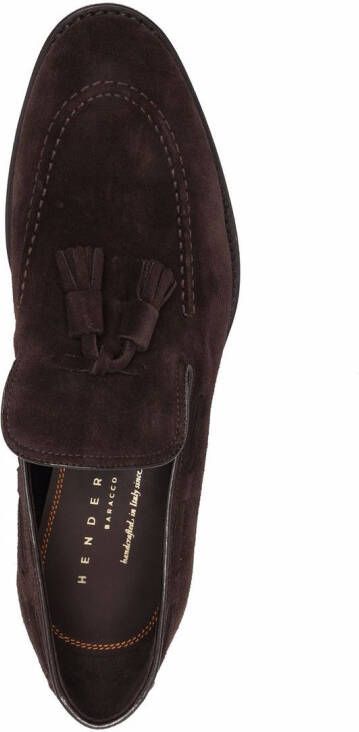 Henderson Baracco Loafers met kwastje Bruin