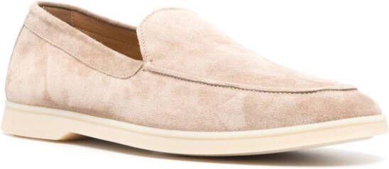 Henderson Baracco Panarea suède loafers Beige