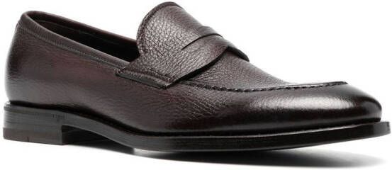 Henderson Baracco Bewerkte loafers Bruin