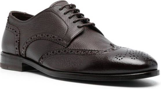 Henderson Baracco Brogues met geperforeerd detail Bruin