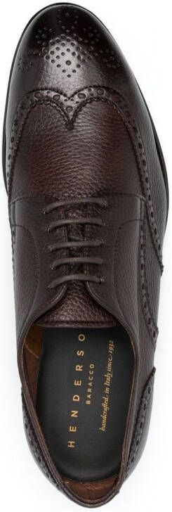 Henderson Baracco Brogues met geperforeerd detail Bruin