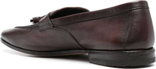 Henderson Baracco Leren loafers met kwastje Bruin