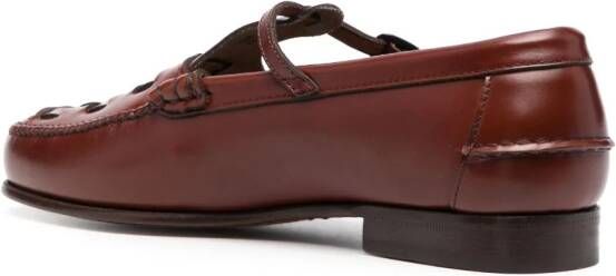 Hereu Ferriol T-Bar leren loafers Bruin