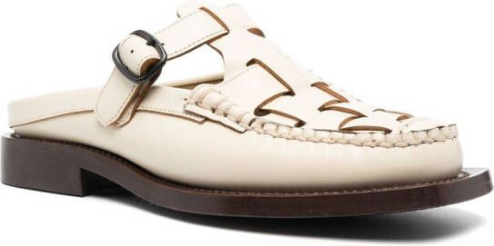 Hereu Leren loafers Beige