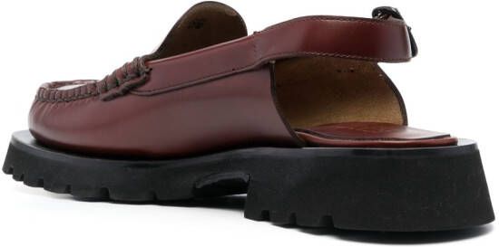 Hereu Loafers met uitgesneden detail Bruin