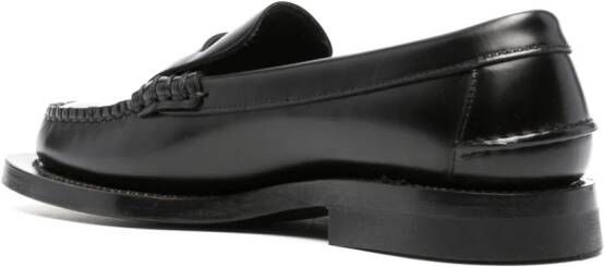 Hereu Sineu leren loafers Zwart