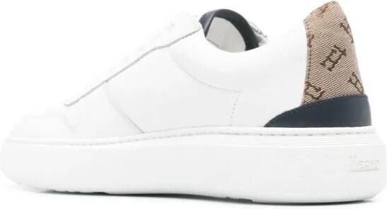 Herno Leren sneakers Wit